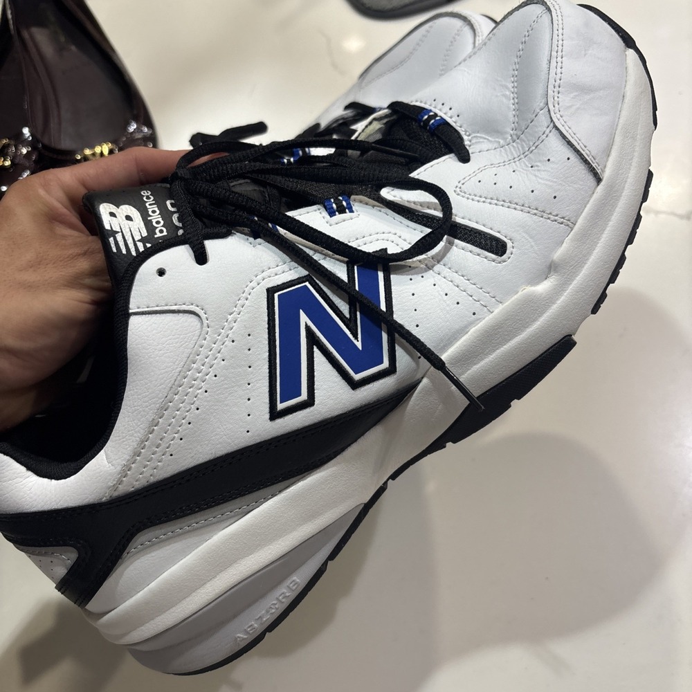 Size 15 - New Balance 608v5 White Team Royal
